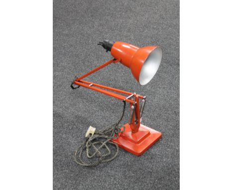 A 1950's Herbert Terry angle poise lamp