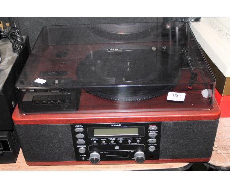 A TEAC turntable with manual