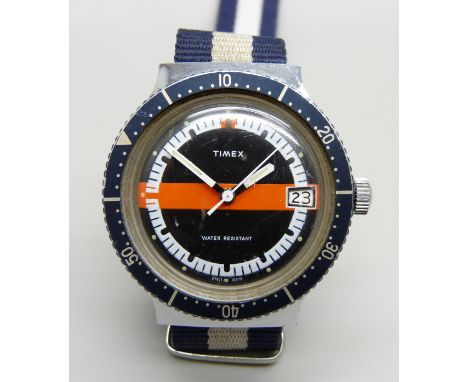 A vintage Timex mechanical wristwatch 