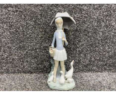Lladro 4510 girl umbrella in good condition with original box