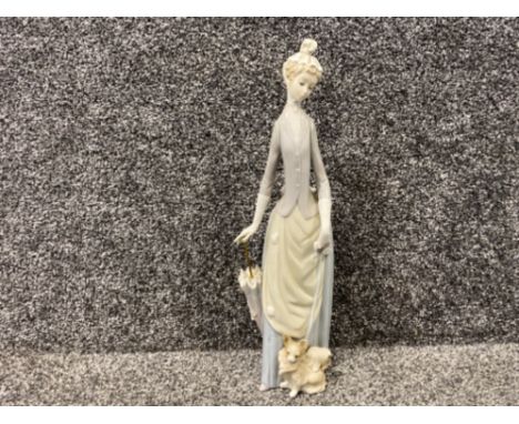 Lladro 4761 Lady Boulevard - no damage however slight mark to the skirt as shown in images