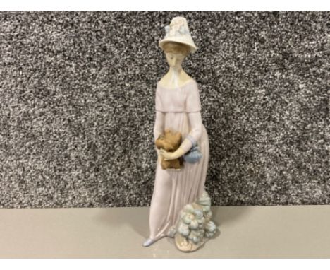 Lladro 4998 My little pet girl in good condition - this piece is signed to the base