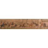 After H. Alken, 'Leicestershire covers 1820' a set of four hunting prints, each 5" x 23.5".