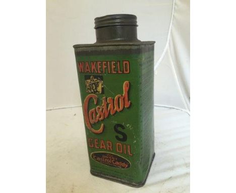 A Wakefield Castrol Gear Oil S-Grade quart caddy.
