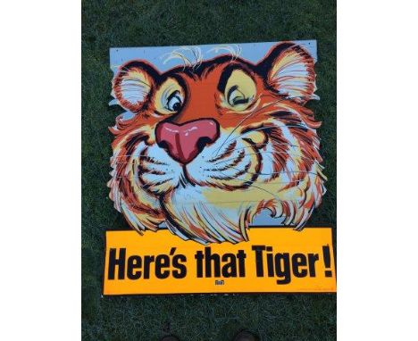 An Esso 'Here's that tiger' winking garage display.