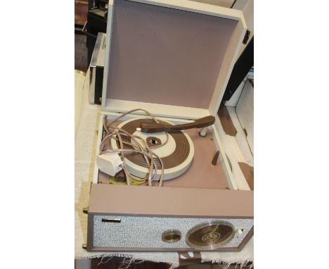 A vintage Alba portable record player. Postage unavailable 