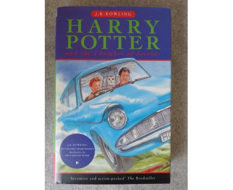 'Harry Potter and the Chamber of Secrets' by J. K. Rowling, hardback first edition, fine condition