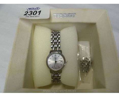 A Tissot ladies 2000 Sapphire crystal Watch (boxed)