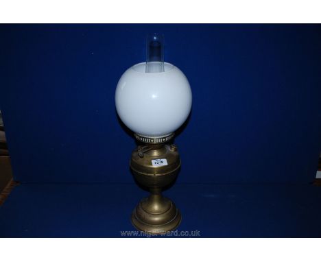A Brass Oil Lamp