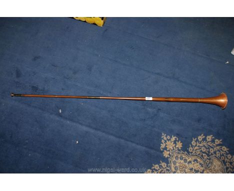 A Brass and copper Hunting Horn.