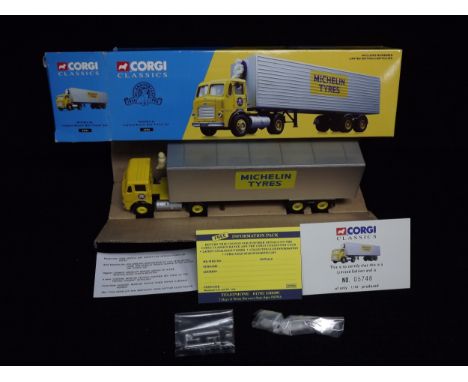 Corgi Classics 40th Anniversary Limited Edition Commercial. 5748 of 7100. Model No. 24701 Michelin Tyres Leyland Beaver Box T