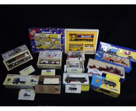 Corgi Commercial Collection. Weetabix Special Addition 1989 Triple Pack, 56001 Mobile Road Show Lorry, 55901 Diamond T620 US 