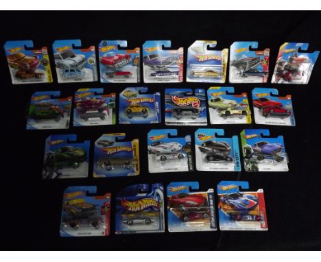 22 x Mattel Hot Wheels Vehicles. Carded. Various Themes including HW Workshop, City, Factory Fresh and Art Cars. Cars include