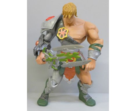 A 12" tall original Mattel He-Man/Masters of the Universe articulated figure from the 1980s 