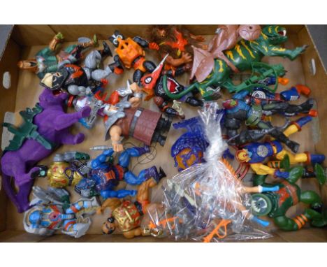 A collection of nineteen original Mattel He-Man/Masters of the Universe articulated figures from the 1980s with accessories, 