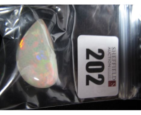An Unmounted Polished Honeycomb Opal, 29mm. 