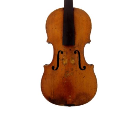 English violin by Lockey Hill circa 1780, unlabelled, also branded Longman & Broderip, no. 26 Cheapside, no. 13 Hay-market, L