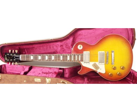 Gibson Custom Shop 1959 Les Paul re-issue VOS left-handed electric guitar, serial no.9xxxx6, washed cherry finish, electrics 