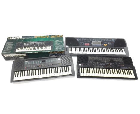 Yamaha PSR200 keyboard; together with a Yamaha PSR-510 keyboard and a Casio WK-1200 keyboard (3)