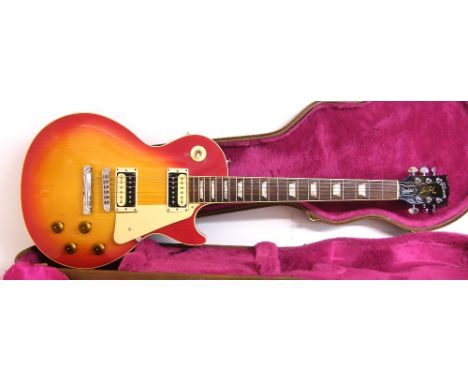 1995 Gibson Les Paul Standard electric guitar, made in USA, ser. no.9xxx5xx1, heritage cherry sunburst finish with light surf