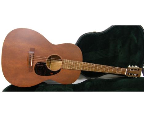 2012 Martin 000-15SM acoustic guitar, made in USA, ser. no. 15xxx22, with mahogany body, hard case, condition: good