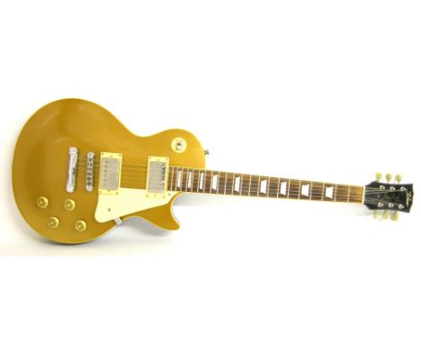 Tokai Love Rock gold top electric guitar, made in Korea, finish with some light wear, electrics in working order, condition: 