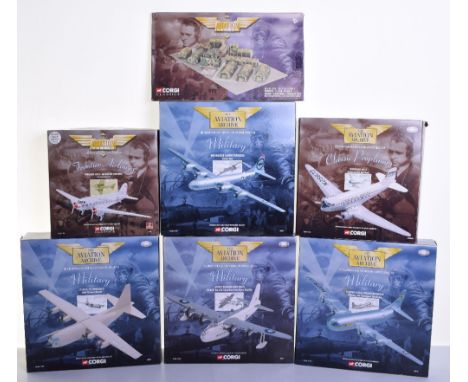 Corgi The Aviation Archive Diecast Aircraft Scale Models,all 1:144 scale, AA30001 Douglas DC-3, 47102 Douglas DC-3, 48104 Boe