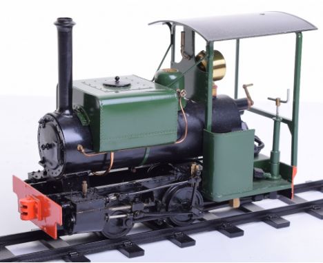 Wrightscale 0 Gauge (16mm scale) live steam model of a Wren class 0-4-0 locomotive, nicely detailed, cab fittings include pre