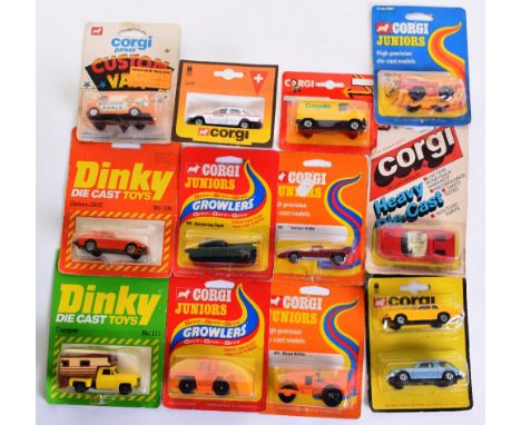 Quantity of Corgi Juniors, including: E48 Shovel Loader Growlers, 66 Centurion Tank, 50 Ferrari 512S, 67 Road Roller, J210 Sw