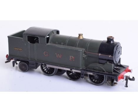 Hornby Dublo EDL7 GWR 0-6-2T engine no.6699, green livery, good condition.