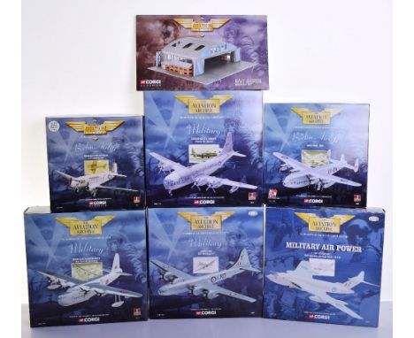 Corgi The Aviation Archive Diecast Aircraft Scale Models,all 1:144 scale,47101 Douglas C-47A Skytrain,47205 Avro York RAF, 48