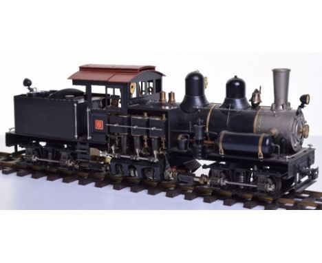 Aster Hobby Co.Inc Gauge I live steam 3 Cylinder Shay locomotive, metal and brass constructed locomotive No.6 with full chass