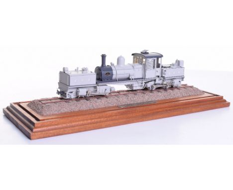 Brass 1:48 scale model of a Beyer Garratt Class H1 locomotive, built by Roy C Link 1983, finely detailed model finished in Ce