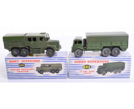 Dinky Supertoys 622 Military Foden 10-Ton Army Truck, military green body, in very good original condition, a few tiny paint 