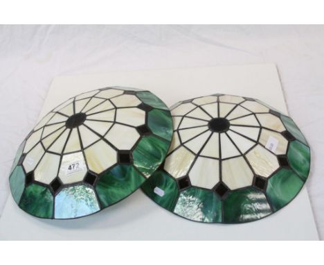 Pair of Tiffany Style Light Shades