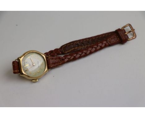 9ct Gold Ladies Envoy Wrist Watch