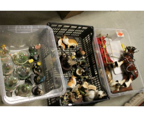 Three Trays of Collectable Ceramics including Twenty Oiseaux ' The Country Bird Collection ' Birds, Five Royal Doulton ' Bird