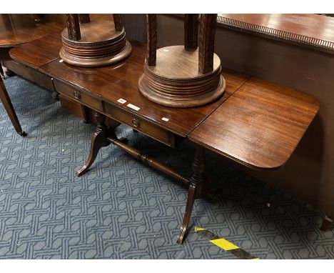 MAHONGANY SOFA TABLE