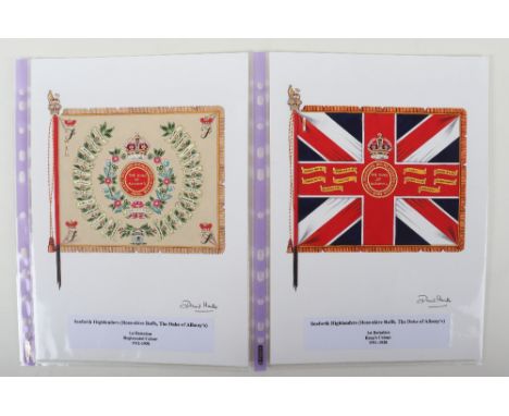 David J Hunter Regimental Colours of Seaforth Highlanders (Ross-shire Buffs, The Duke of Albany's) 1st Battalion Regimental C
