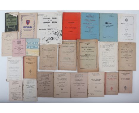 Interesting Collection of Manuals, including Military Training Pamphlets, BAOR Intelligence Review, Home Guard, Periodical no