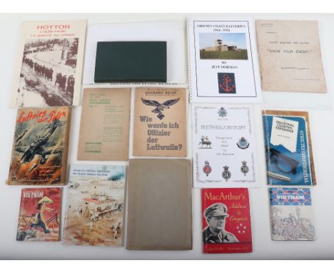 Interesting and Varied Collection of Manuals etc, including rare item "Know Your Enemy" Suicide Weapons and Tactics 28 May 19