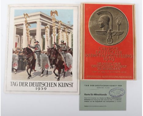 Third Reich Period Book “Grosse Deutsche Kunstaussteilung 1939”, official printed catalogue for the exhibition held 16th July