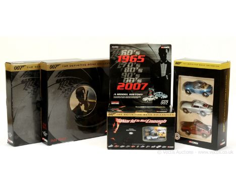 Corgi - "James Bond" a group to include CC93989 "1960's - 2007 A Model History" 2-Piece Aston Martin Gift Set; 4 x "The Defin