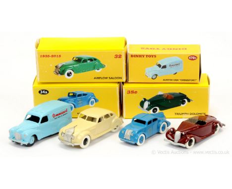 Dinky (Dinky Toy Collector's Association) Issues to include; 32 Chrysler Airflow Saloon - cream, black ridged hubs with white