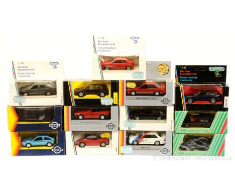 Gama / Schabak a group of (1/43rd scale) Saloon, Sports and Racing Cars to include 1131 Opel Omega - red; 1157 Volkswagen Sci