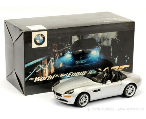 Kyosho - "James Bond" - (1/18th scale) BMW Z8 taken from the film "The World is Not Enough" - finished in silver, black inter