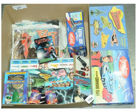 A group of "Gerry Anderson" related to include Vivid Imaginations "Captain Scarlet" 5-piece Gift Set; "Captain Scarlet" Light