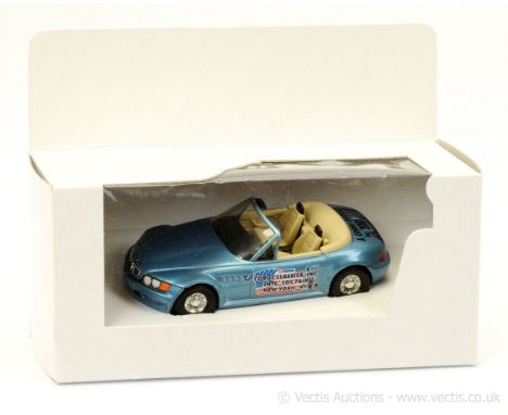 Corgi "James Bond" - BMW Z3 "New York Toy Fair 2001" issue - becoming RARE and hard to find - finished in blue, light beige &