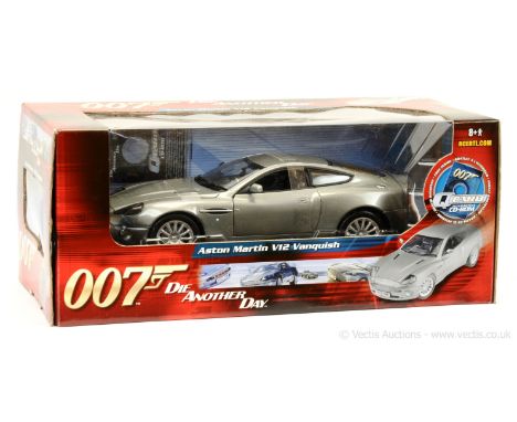 Joyride (1/18th scale) - "James Bond" - Aston Martin V12 Vanquish taken from the film "Die Another Day" - silver/grey, black 