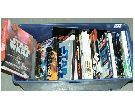 "Star Wars" a large group of mainly Hardback Books including Millennium Falcon 3-D; The Action Figure Archive; Star Wars Ency